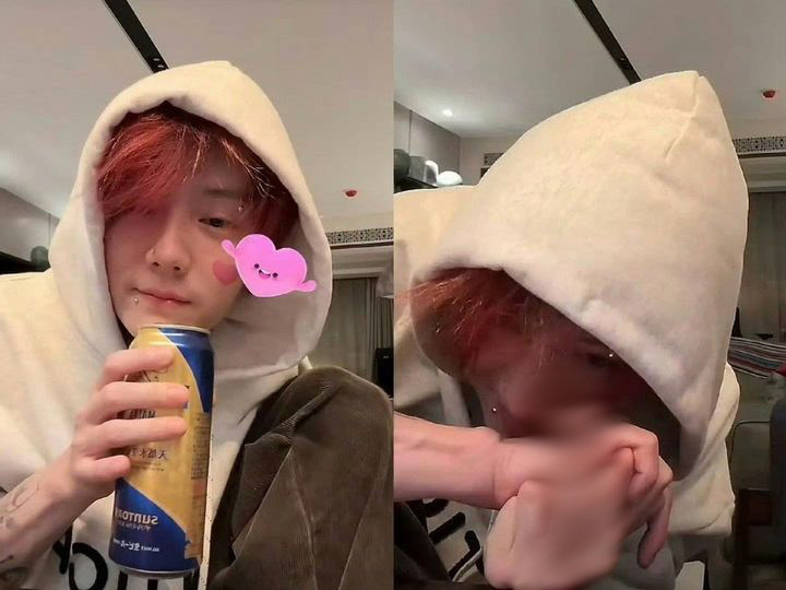 Lộc Hàm say xỉn, sử dụng rượu bia trong buổi livestream "sóng gió". Lộc Hàm say xỉn, sử dụng rượu bia trong buổi livestream "sóng gió".