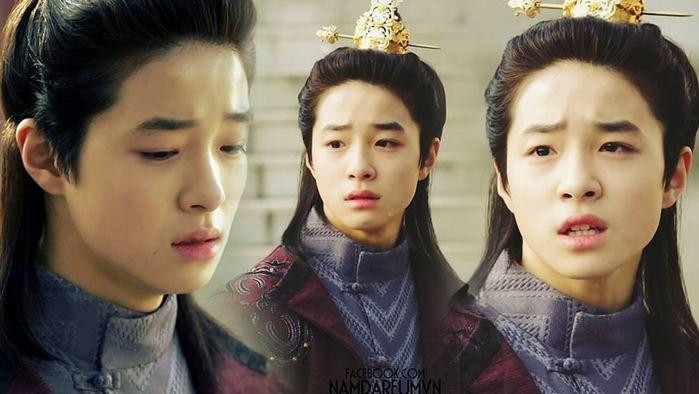 Hình tượng cổ trang trong The King In Love cũng không thể lu mờ vẻ điển trai của anh chàng - Ảnh: Fanpage Nam Da Reum VN.