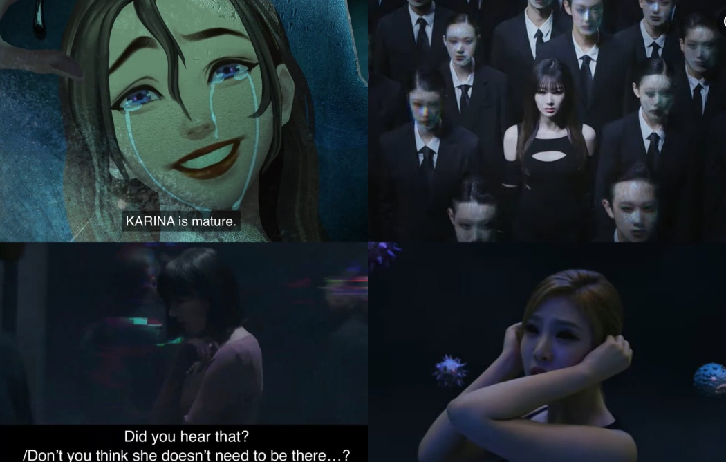 NingNing, Winter và Giselle cũng khiến khán giả nổi da gà trong phân đoạn rơi vào ảo giác của Black Mamba. Các thành viên phải vượt qua những chướng ngại tâm lý mang tên Halluciation Quest trong hành trình đặt chân đến KWANGYA. NingNing, Winter và Giselle cũng khiến khán giả nổi da gà trong phân đoạn rơi vào ảo giác của Black Mamba. Các thành viên phải vượt qua những chướng ngại tâm lý mang tên Halluciation Quest trong hành trình đặt chân đến KWANGYA.