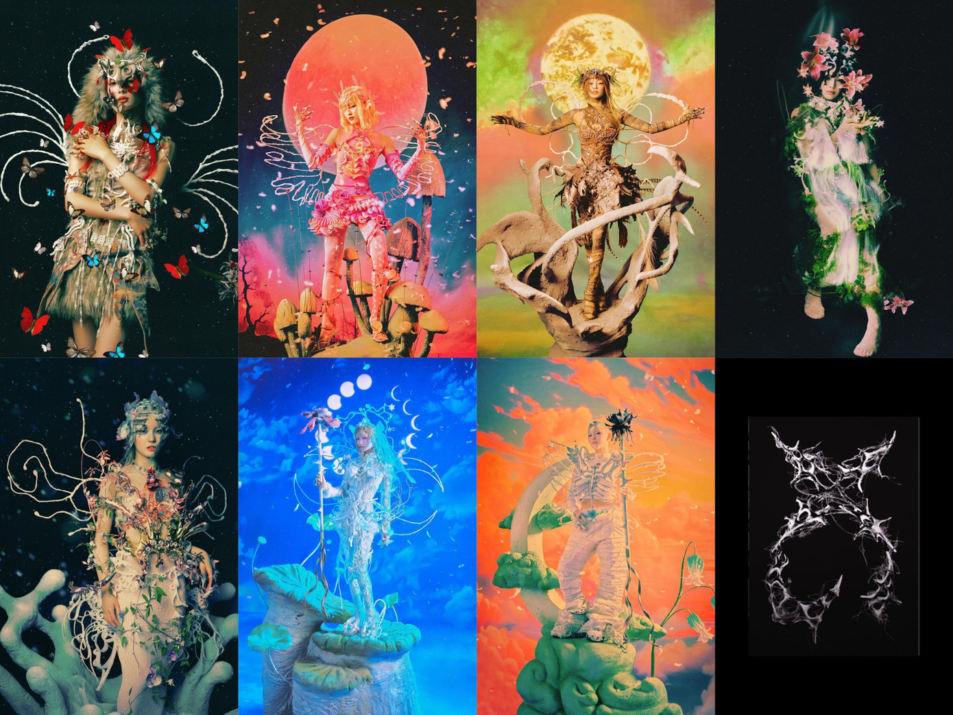 Những tấm ảnh &quot;nghệ cả củ&quot; của XG &quot;nhá hàng&quot; cho MV HOWLING.