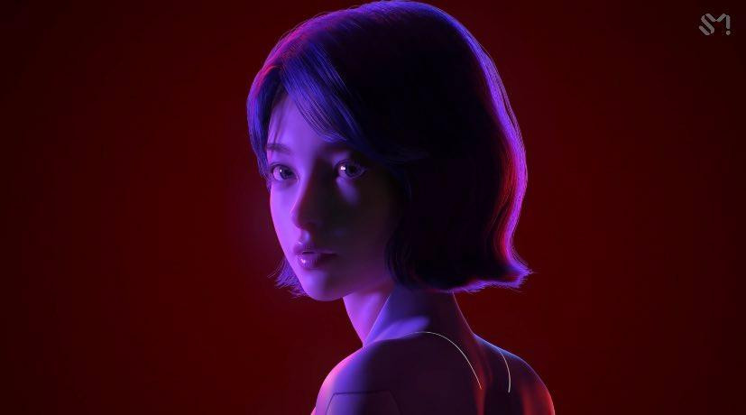 Khoảnh khắc aespa “gọi” Naevis trong MV Next Level. Mặc dù chỉ xuất hiện thoáng qua, Naevis vẫn khiến người xem phải &quot;bấn loạn&quot; bởi nhan sắc xinh đẹp vô thực.