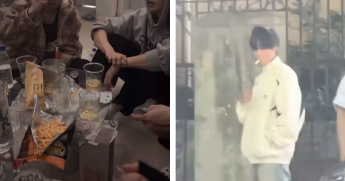 Những tấm ảnh được đăng tải từ "nội chiến" fan THE BOYZ cho thấy Juyeon, Eric và Sunwoo có hành vi hút thuốc, trong khi Hyunjae và Sangyeon thì tụ tập nhậu nhẹt với bạn khác giới. Những tấm ảnh được đăng tải từ "nội chiến" fan THE BOYZ cho thấy Juyeon, Eric và Sunwoo có hành vi hút thuốc, trong khi Hyunjae và Sangyeon thì tụ tập nhậu nhẹt với bạn khác giới.