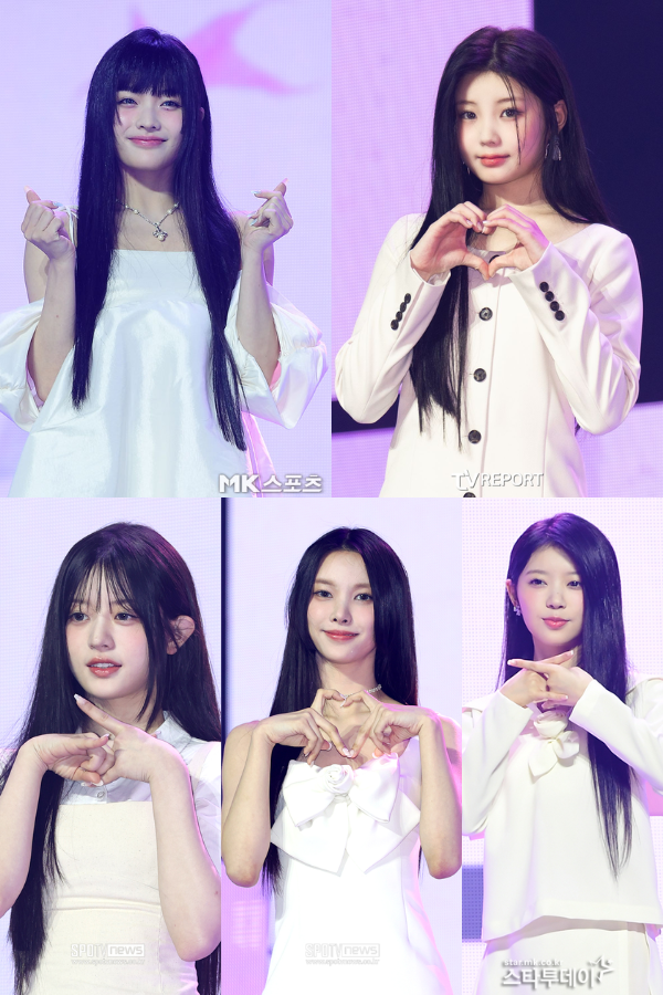 ILLIT mang năng lượng tươi trẻ, "trong veo" trong sự kiện họp báo ra mắt truyền thông. ILLIT mang năng lượng tươi trẻ, "trong veo" trong sự kiện họp báo ra mắt truyền thông.