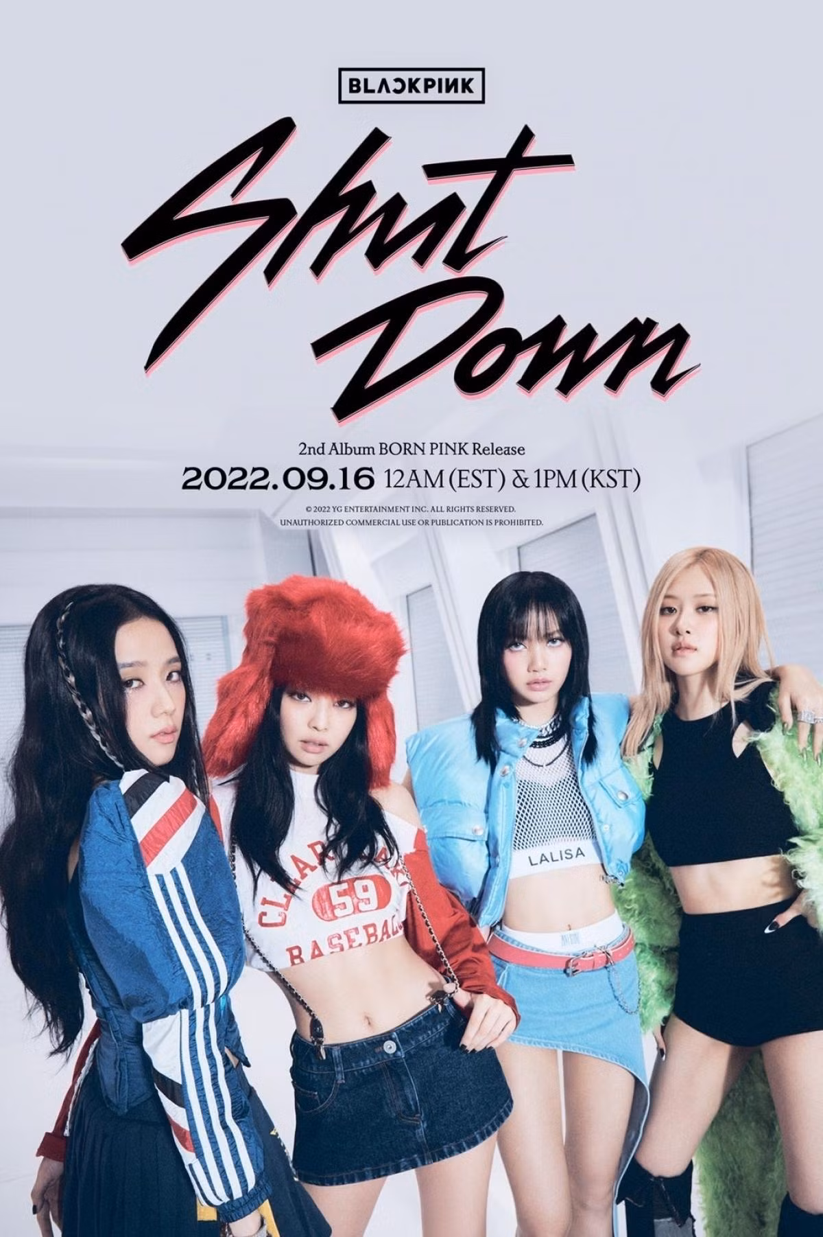 Độ phủ sóng của BLACKPINK trên toàn cầu dự kiến sẽ còn mạnh mẽ hơn khi 16/9 tới đây, 4 cô gái sẽ trở lại đường đua K-Pop cùng album phòng thu thứ 2 mang tên Born Pink cùng bài hát chủ đề Shut Down.