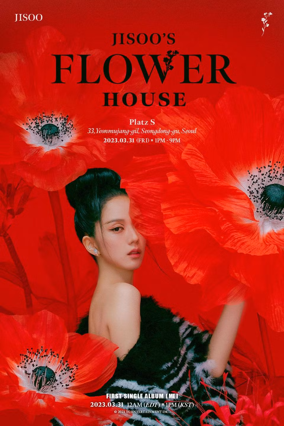 "Đóa hoa" Jisoo vẫn còn e ấp, nhập nhằng trước ranh giới của sự thanh lịch, đằm thắm hay sự bứt phá, mạnh mẽ.