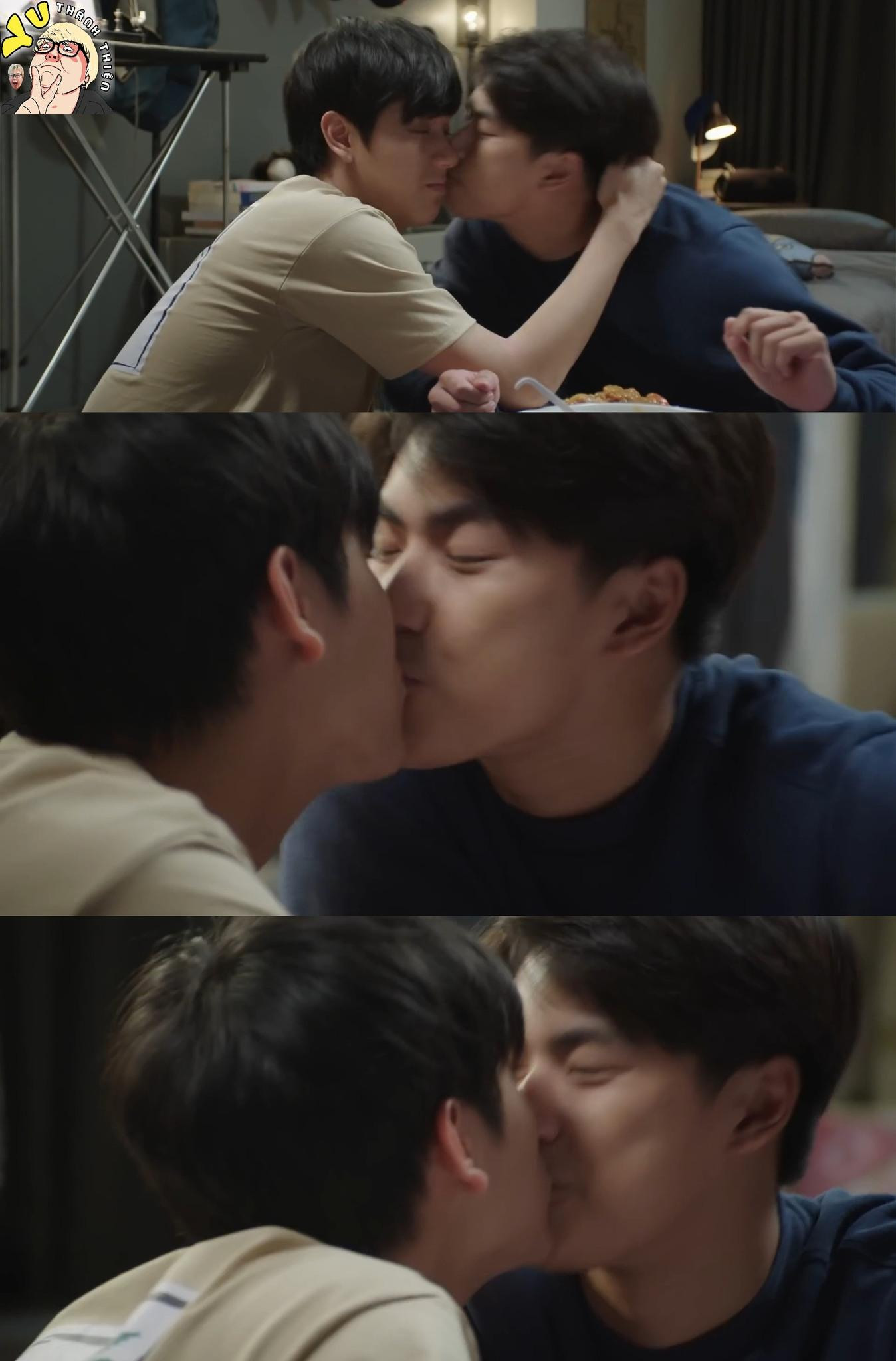 Màn "lách kịch bản" táo bạo của Ohm và Nanon khiến toàn thể người hâm mộ được một phen "nghẹt thở". Nguồn: Yu Gềi Màn "lách kịch bản" táo bạo của Ohm và Nanon khiến toàn thể người hâm mộ được một phen "nghẹt thở". Nguồn: Yu Gềi