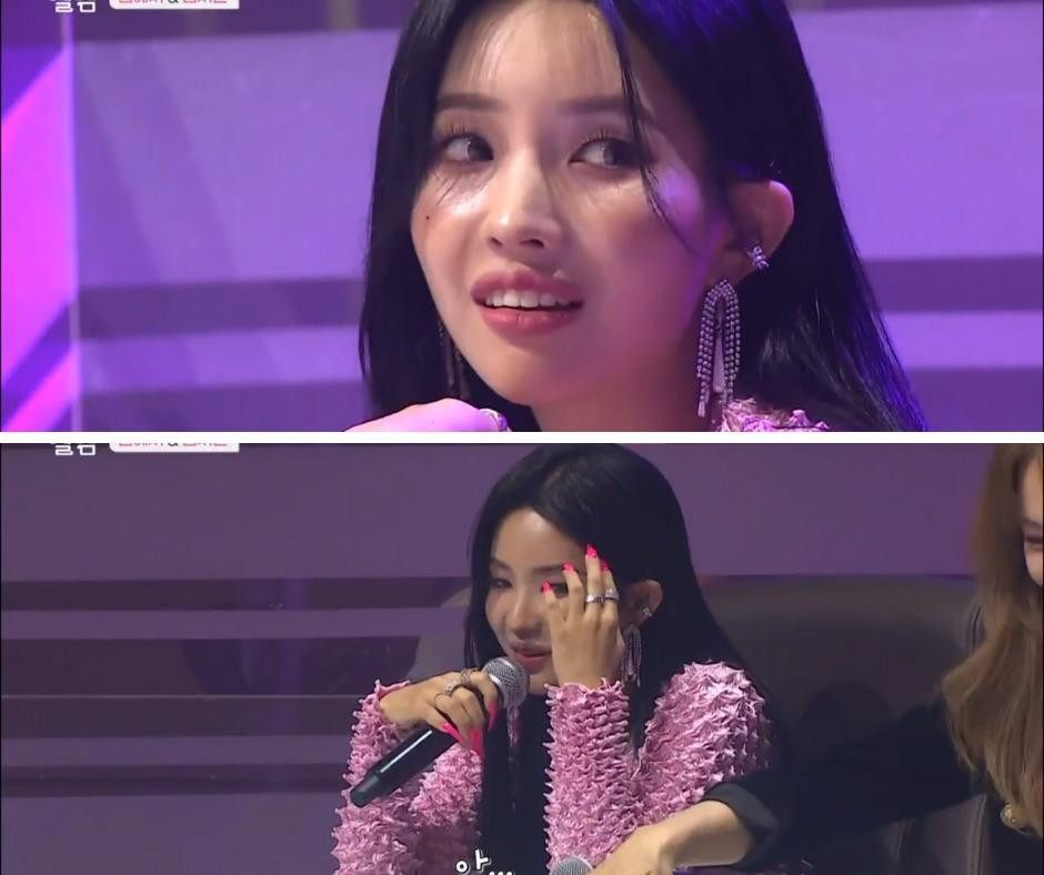 Soyeon thậm chí còn "đứng hình" một khoảng thời gian khá lâu vì không biết nên nhận xét ra sao. Soyeon thậm chí còn "đứng hình" một khoảng thời gian khá lâu vì không biết nên nhận xét ra sao.