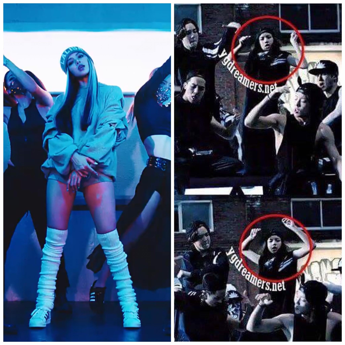 Lisa đã từng xuất hiện trong MV RINGA LINGA của đàn anh Taeyang (BIGBANG) trước khi trở thành một mẩu của BLACKPINK (bên phải). Lisa đã từng xuất hiện trong MV RINGA LINGA của đàn anh Taeyang (BIGBANG) trước khi trở thành một mẩu của BLACKPINK (bên phải).