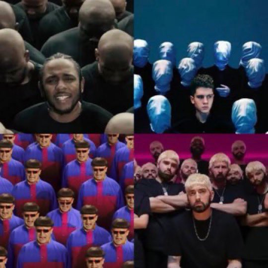 Một số hình ảnh được fan của Lisa đưa ra để chứng minh &quot;ý tưởng của Gabriel Moses&quot; thực chất đã có trong những MV trước đó của những nghệ sĩ khác.