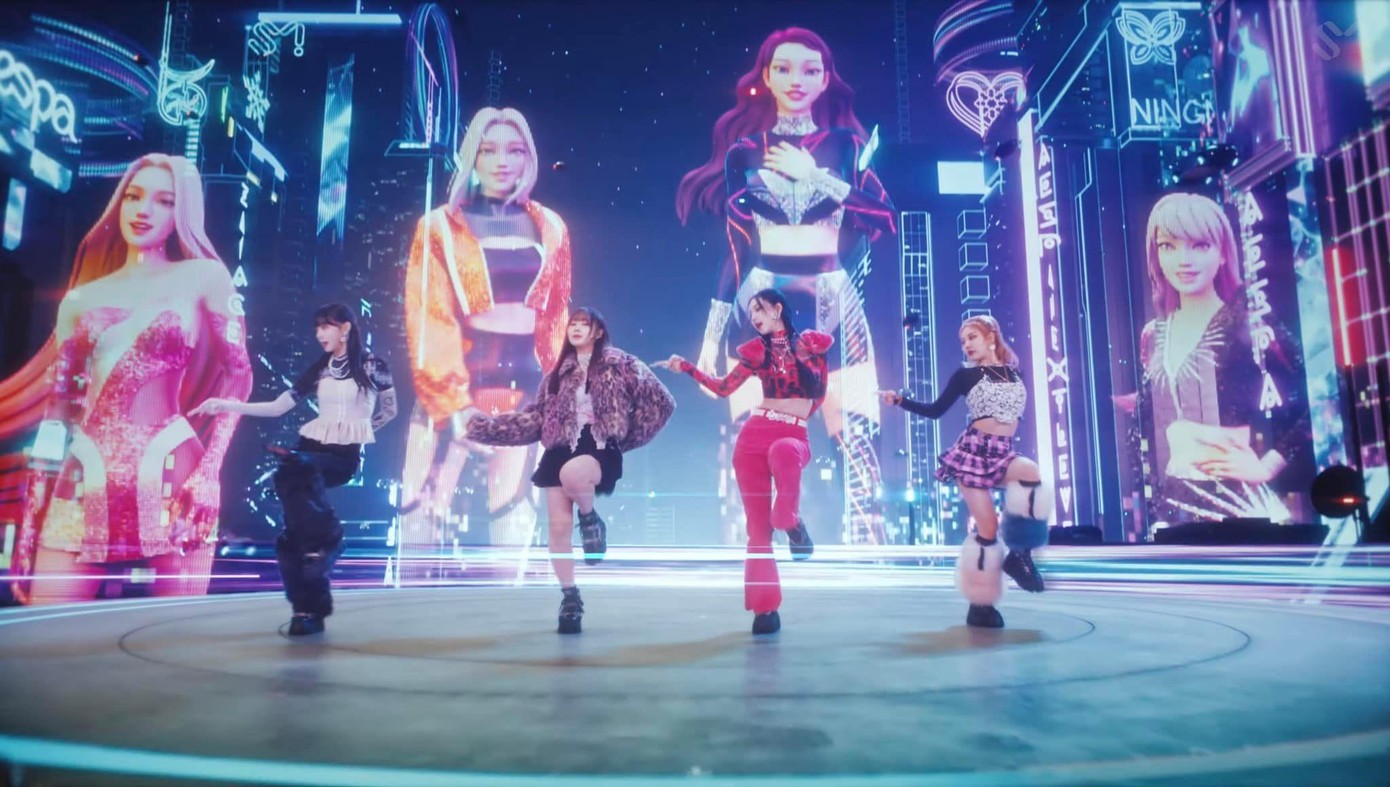 Đương nhiên, hội "chị em ảo" không thể vắng mặt trong cuộc vui Dream Come True của aespa.