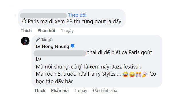 Nữ diva hóm hỉnh cho rằng nếu xem BLACKPINK là &quot;gu lạ&quot; thì cả Paris cũng như vậy vì lượng khán giả tới xem 4 nữ thần tượng tại Paris là hàng chục nghìn người.