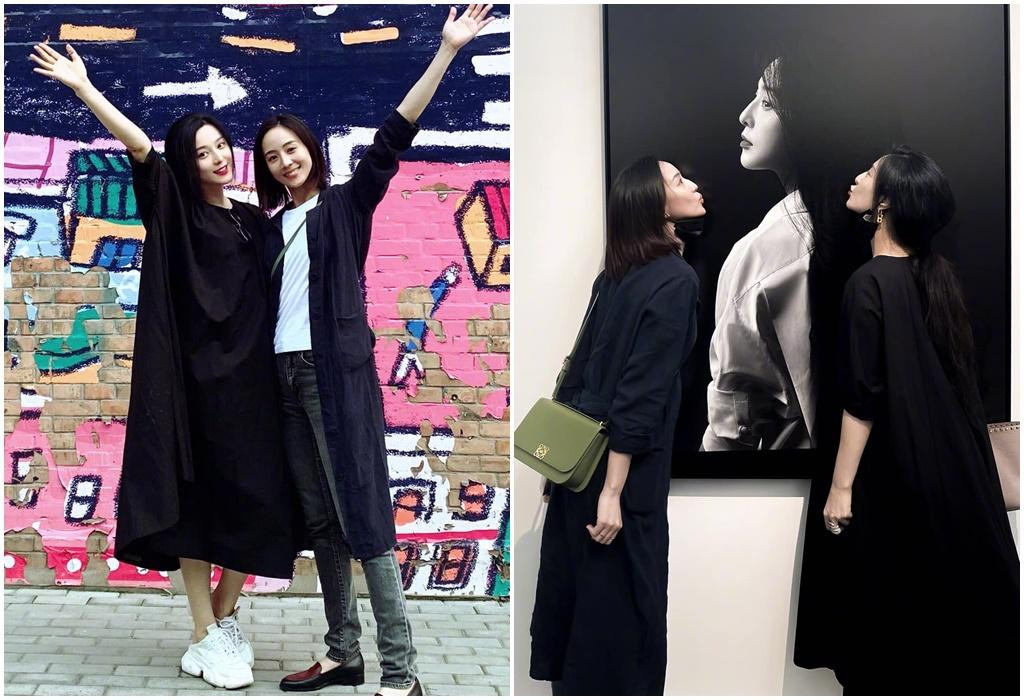 Tháng 8/2021, bộ đôi chia sẻ những khoảnh khắc cùng nhau vui vẻ dạo phố, đi xem triển lãm.