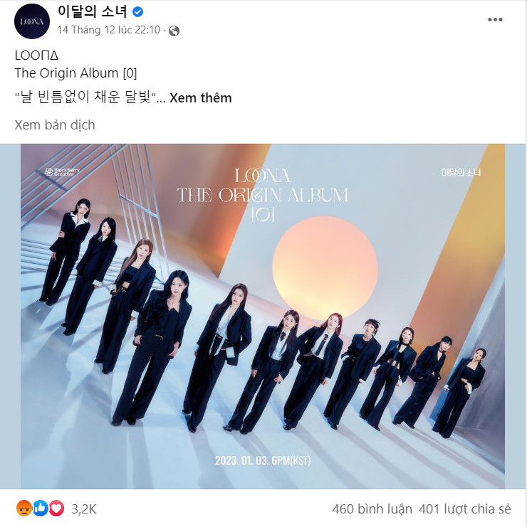 Các bài đăng về album [0] cũng hứng phải lượng react phẫn nộ từ cư dân mạng.