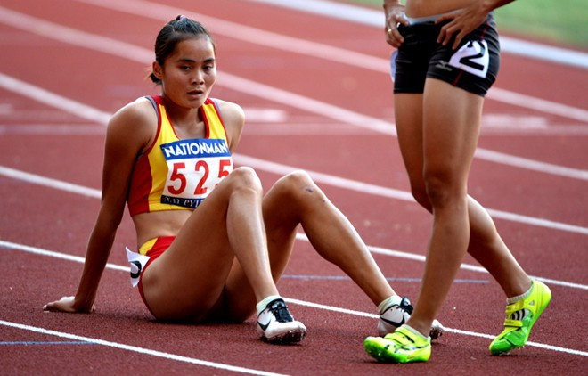 Niềm hy vọng Quách Thị Lan thi đấu không thành công. Ảnh: Zing