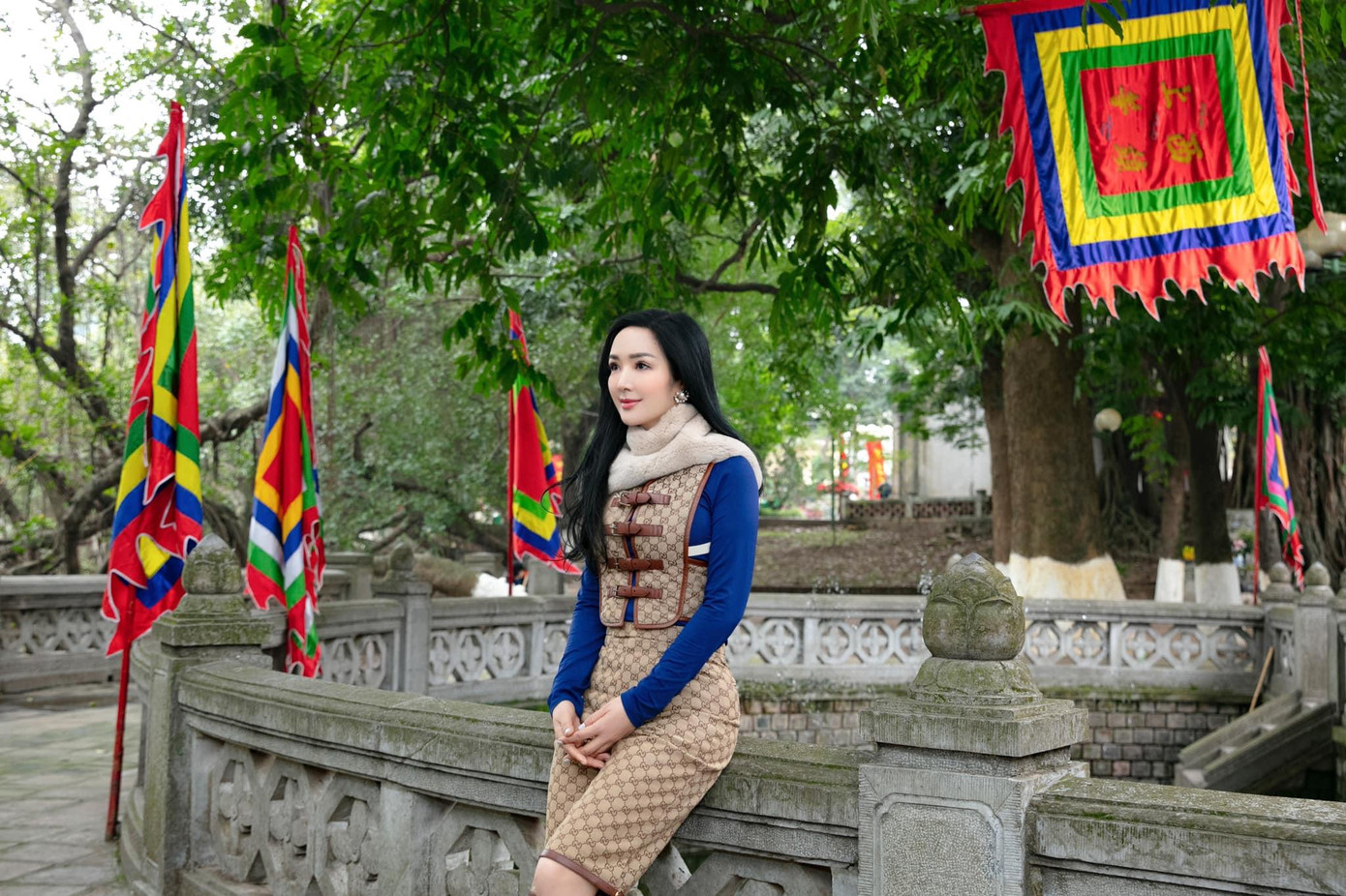 Nhan sắc trẻ trung như thiếu nữ của Giáng My nhận được nhiều lời khen ngợi của các fans.