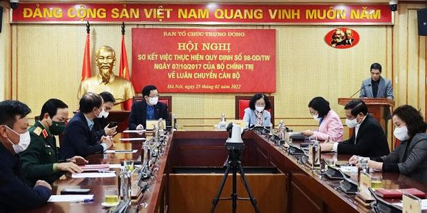 Hình ảnh Hội nghị ở điểm cầu Hà Nội.