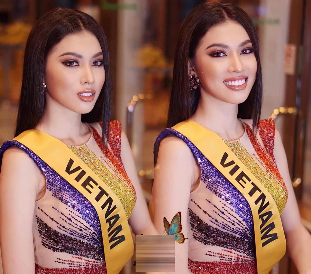 Tham gia cuộc thi Miss Grand 2020 tổ chức tại Thái Lan, Á hậu Ngọc Thảo gây chú ý với nhan sắc xinh đẹp, lộng lẫy và thiết kế váy lục sắc ấn tượng thể hiện sự ủng hộ với cộng đồng LGBT.