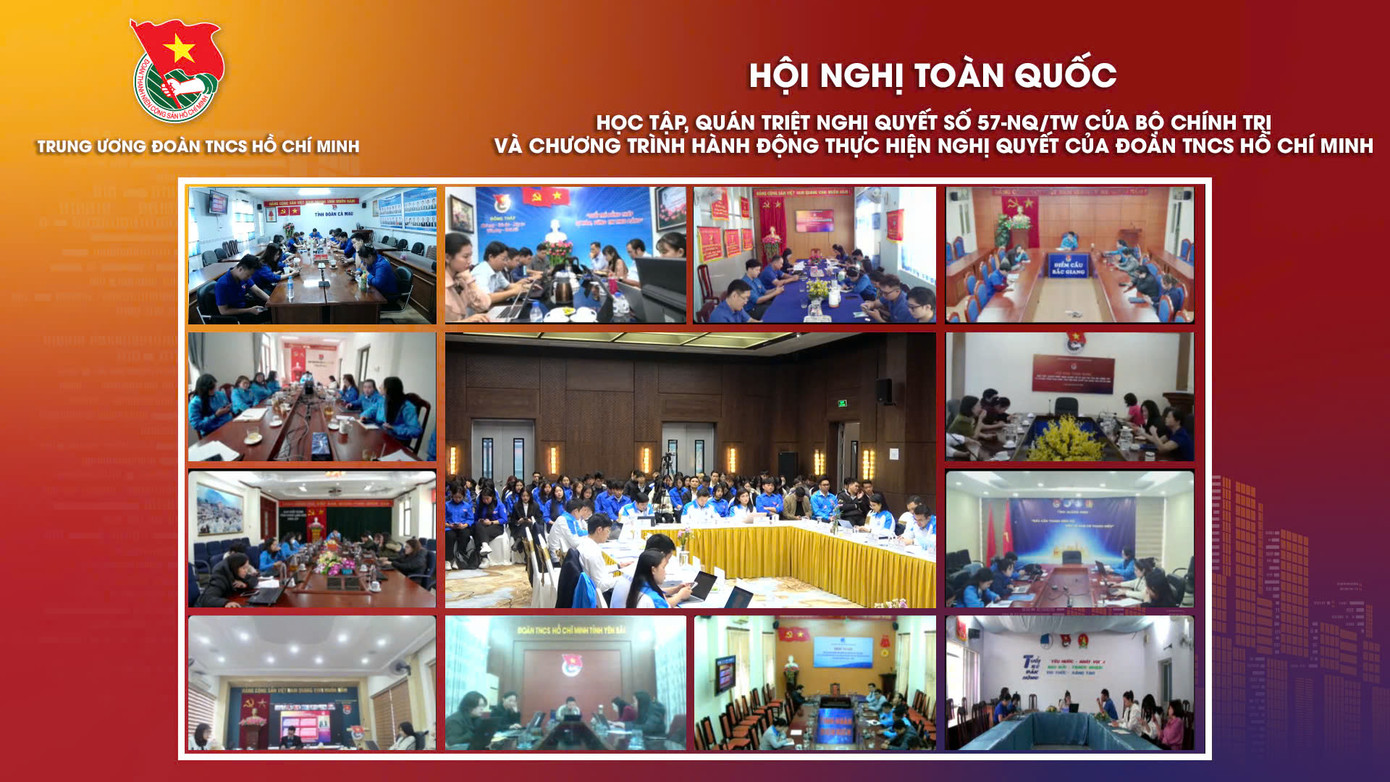 Đông đảo cán bộ Đoàn, đoàn viên, thanh niên tham gia hội nghị tại các điểm cầu. Đông đảo cán bộ Đoàn, đoàn viên, thanh niên tham gia hội nghị tại các điểm cầu.