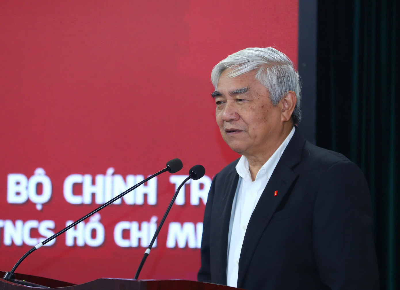 Nguyên Ủy viên T.Ư Đảng, nguyên Bộ trưởng Bộ KH&CN Nguyễn Quân chia sẻ tại hội nghị. Nguyên Ủy viên T.Ư Đảng, nguyên Bộ trưởng Bộ KH&CN Nguyễn Quân chia sẻ tại hội nghị.