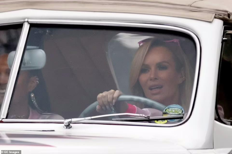 Cô cũng được nhìn thấy lái chiếc Ford De Luxe mui trần đời 1948 màu trắng. Diện mạo mới của Amanda bị dân mạng "ném đá". Họ cho rằng, cô ăn kiêng quá mức khiến cơ thể gầy khô, thiếu sức sống. Hơn thế, một số để lại bình luận, người đẹp sinh năm 1971 cũng đã lớn tuổi nên thấy xấu hổ khi mặc trang phục không phù hợp.