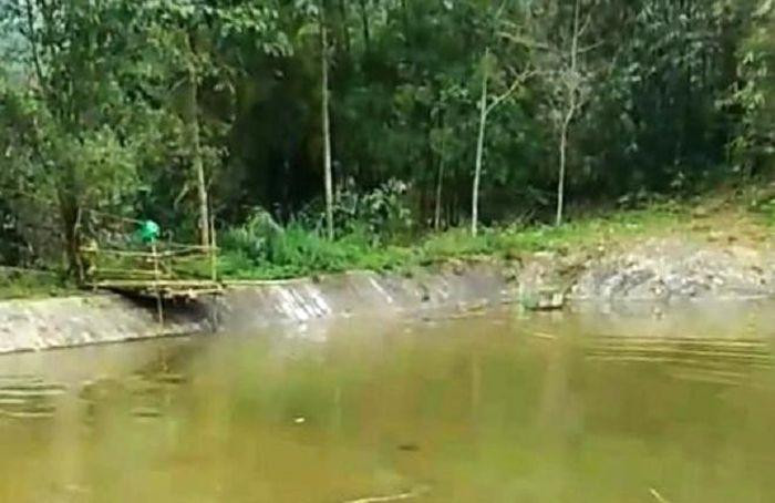 Nơi xảy ra vụ đuối nước thương tâm. Ảnh: Zing Nơi xảy ra vụ đuối nước thương tâm. Ảnh: Zing