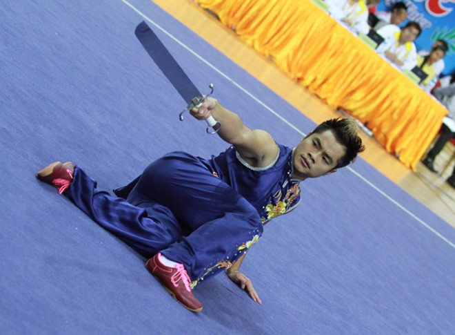 Phạm Quốc Khánh chỉ giành HCĐ. Ảnh: Zing