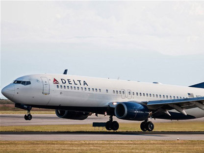 Máy bay của hãng hàng không Delta. Ảnh minh họa: Alamy