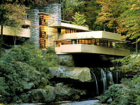Căn nhà Fallingwater do Wright thiết kế
