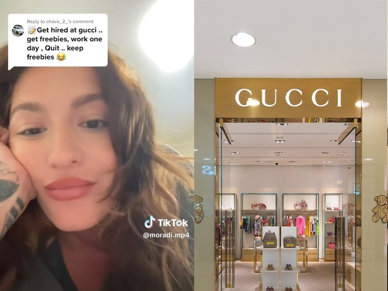 Melanie bị đuổi việc ngay sau ngày đầu vì chia sẻ công việc trên TikTok.