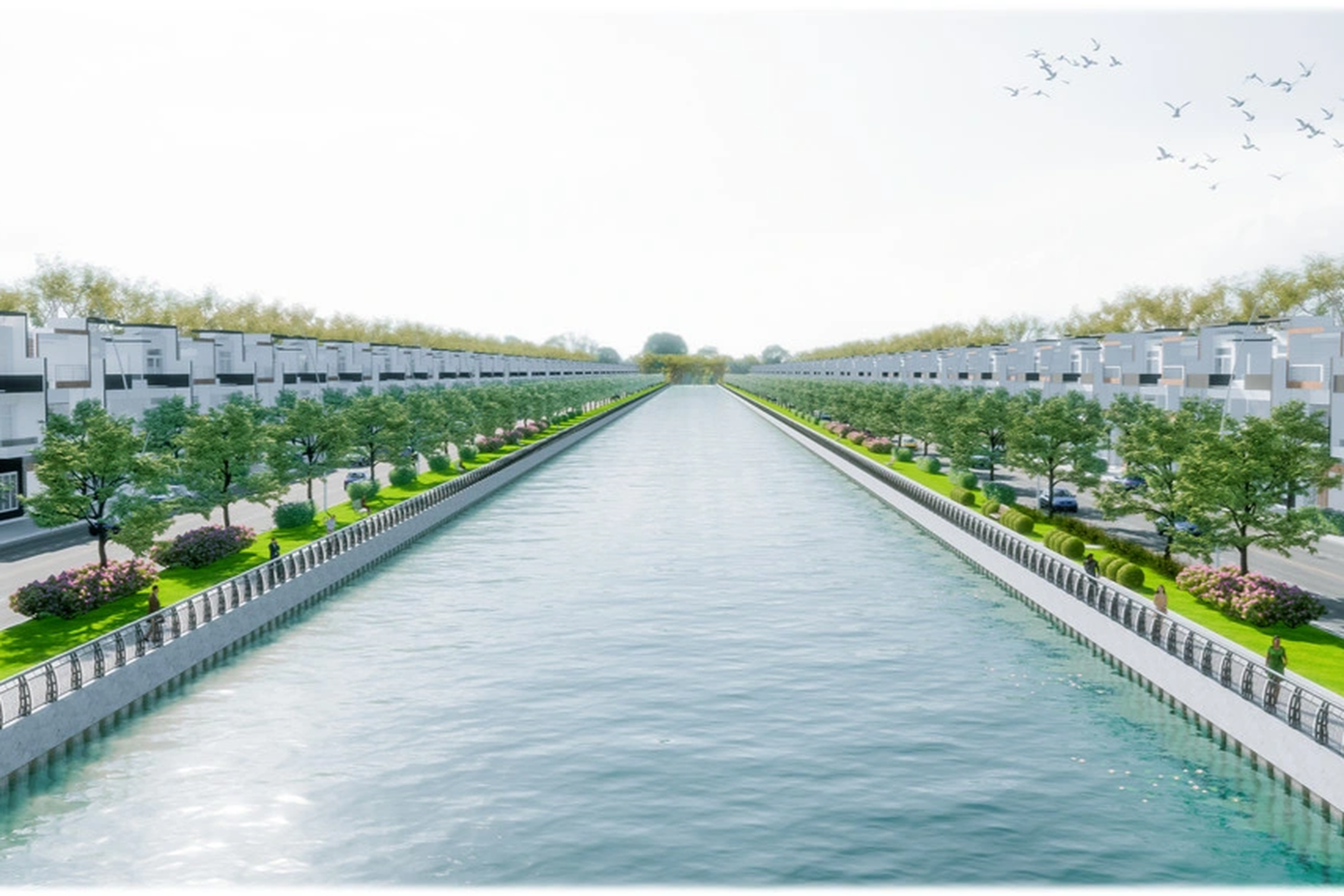 Phối cảnh kênh Tham Lương - Bến Cát - rạch Nước Lên sau khi cải tạo (Ảnh: Ban Quản lý dự án đầu tư xây dựng hạ tầng đô thị TPHCM). Phối cảnh kênh Tham Lương - Bến Cát - rạch Nước Lên sau khi cải tạo (Ảnh: Ban Quản lý dự án đầu tư xây dựng hạ tầng đô thị TPHCM).