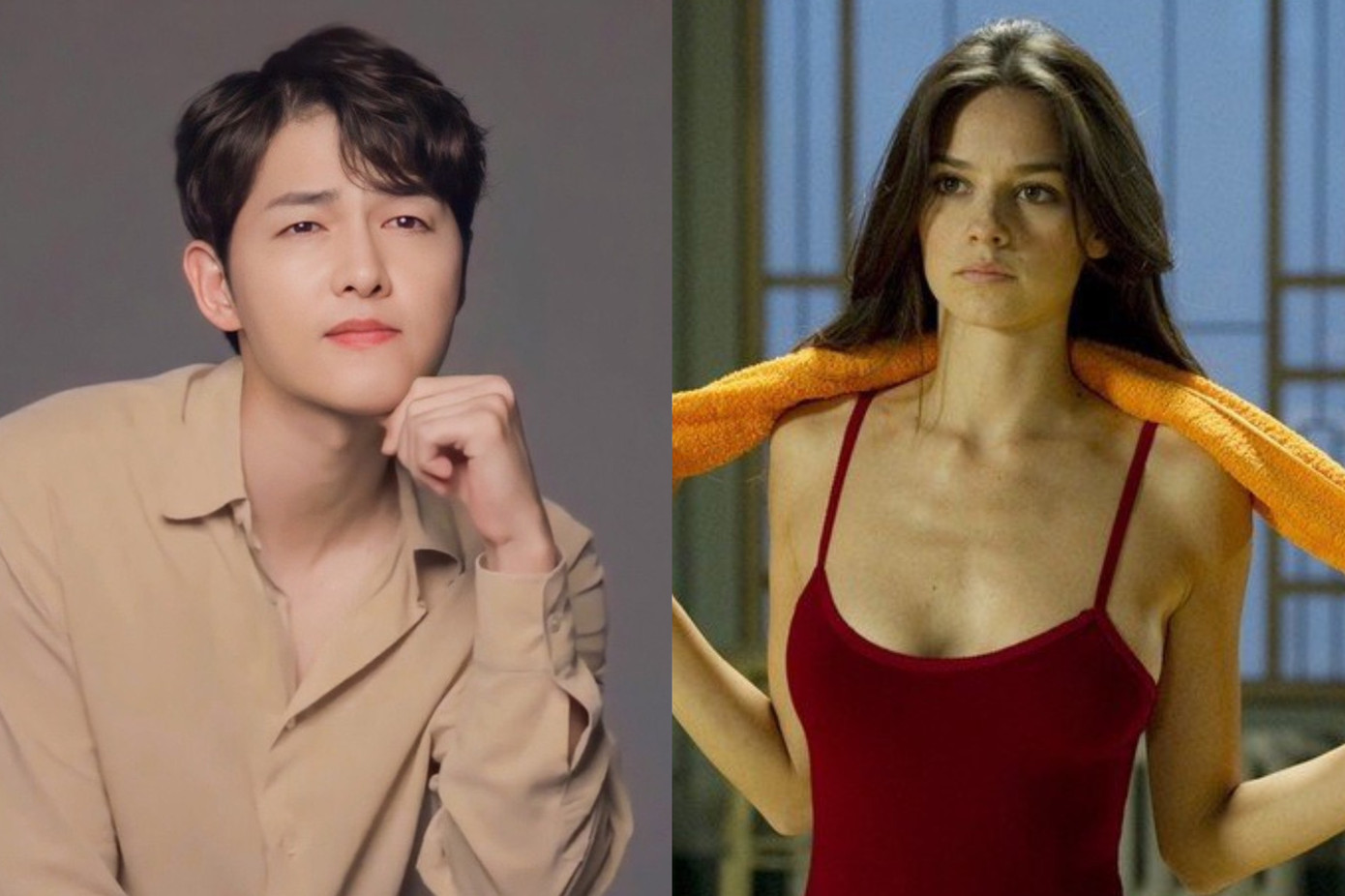 Song Joong Ki được hưởng lợi khi có con với Katy Louise Saunders.
