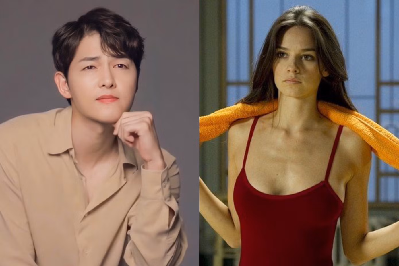 Song Joong Ki được hưởng lợi khi có con với Katy Louise Saunders.