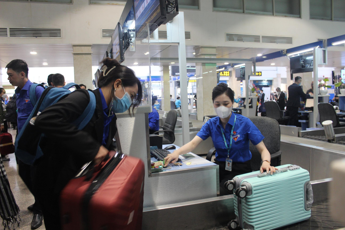 Điều đặc biệt, tổ phục vụ các khâu của chuyến bay là đoàn viên thanh niên các đoàn cơ sở trực thuộc Đoàn Thanh niên Tổng công ty Hàng không Việt Nam.