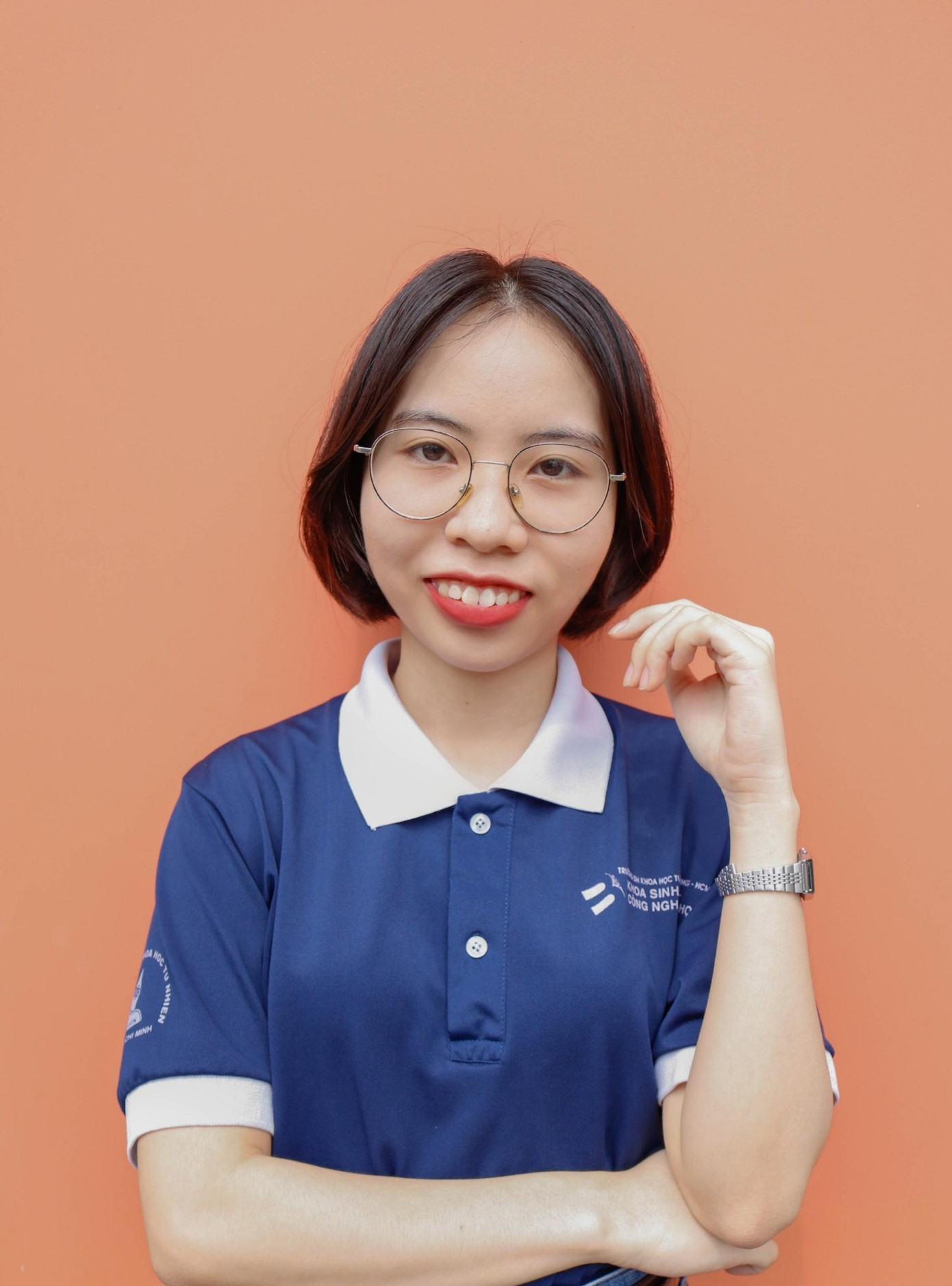 Minh Châu luôn nỗ lực hết mình trong học tập.