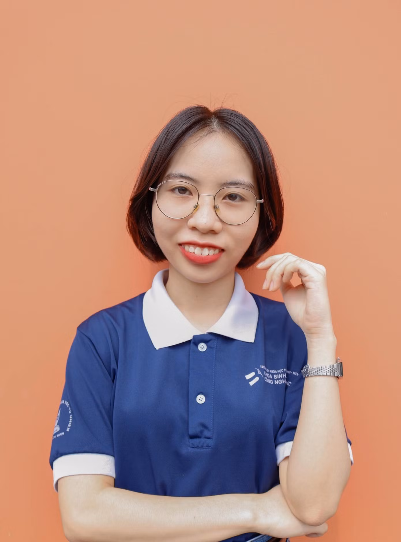 Minh Châu luôn nỗ lực hết mình trong học tập.