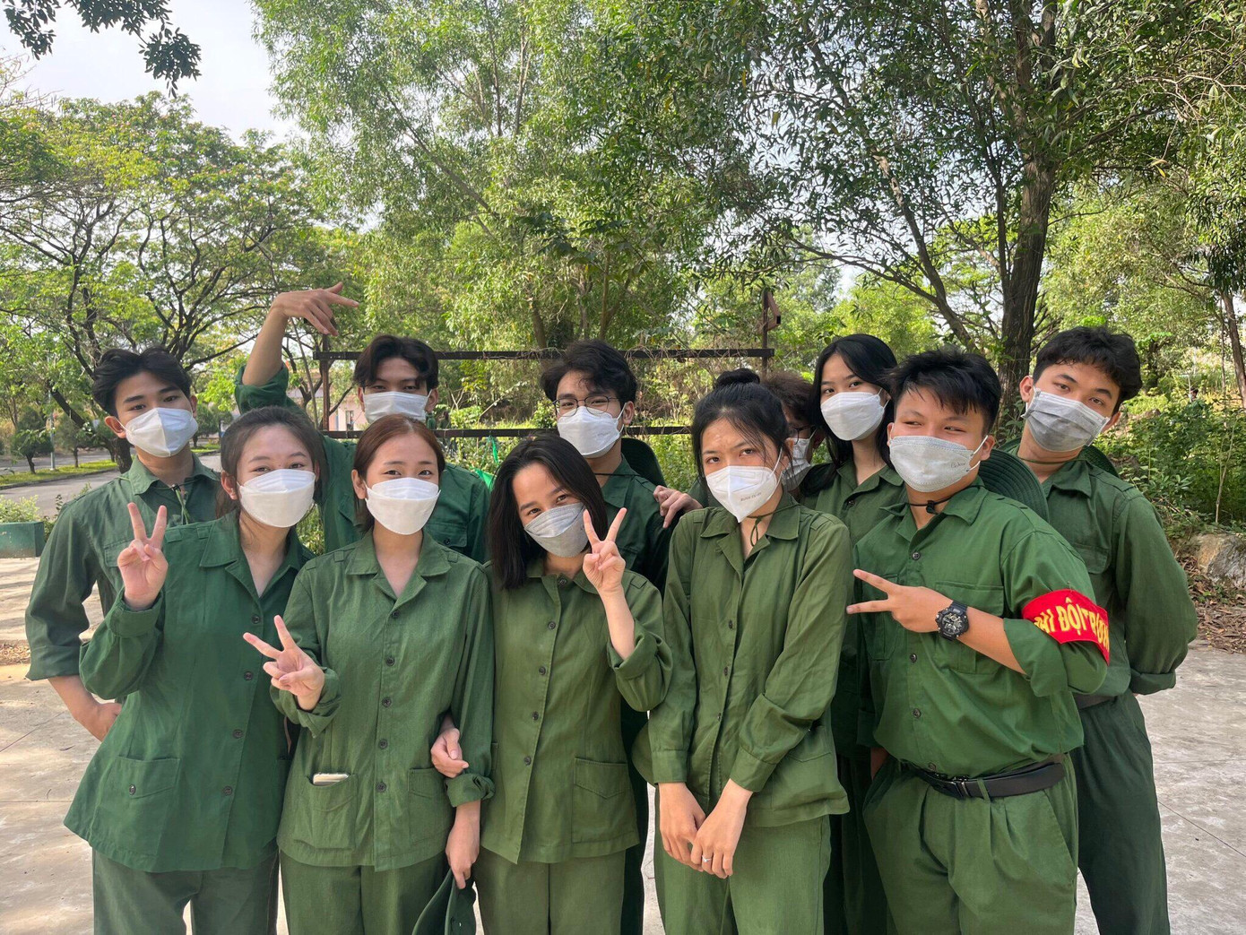 Dù kỳ học kết thúc sớm, Cao Minh vẫn kịp lưu giữ những kỷ niệm đẹp nơi đây.