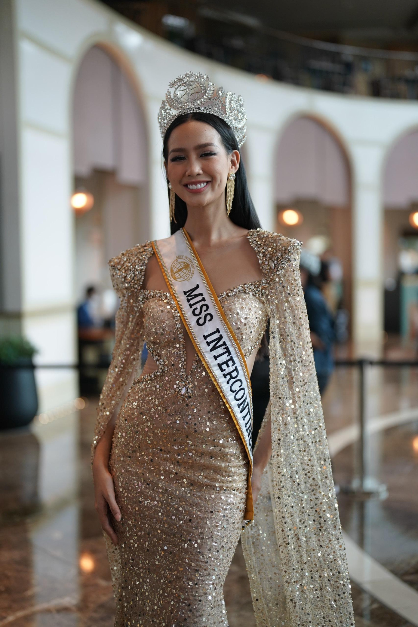 Hoa hậu Liên lục địa Lê Nguyễn Bảo Ngọc trong vai trò là thành viên Ban Giám khảo Hoa hậu Việt Nam 2022. (Ảnh: Phạm Nguyễn) Hoa hậu Liên lục địa Lê Nguyễn Bảo Ngọc trong vai trò là thành viên Ban Giám khảo Hoa hậu Việt Nam 2022. (Ảnh: Phạm Nguyễn)