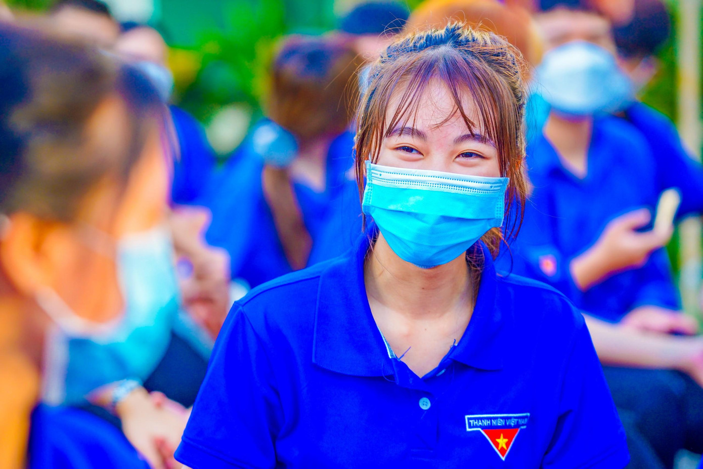 “Hôm nay, mình thấy rất hào hứng khi được tham dự Lễ khởi động Tháng Thanh niên tình nguyện. Mình hy vọng rằng, sau khi tham gia xong các hoạt động tình nguyện mình sẽ có thêm những trải nghiệm thú vị và kết bạn với nhiều bạn mới&quot;, một nữ sinh chia sẻ.