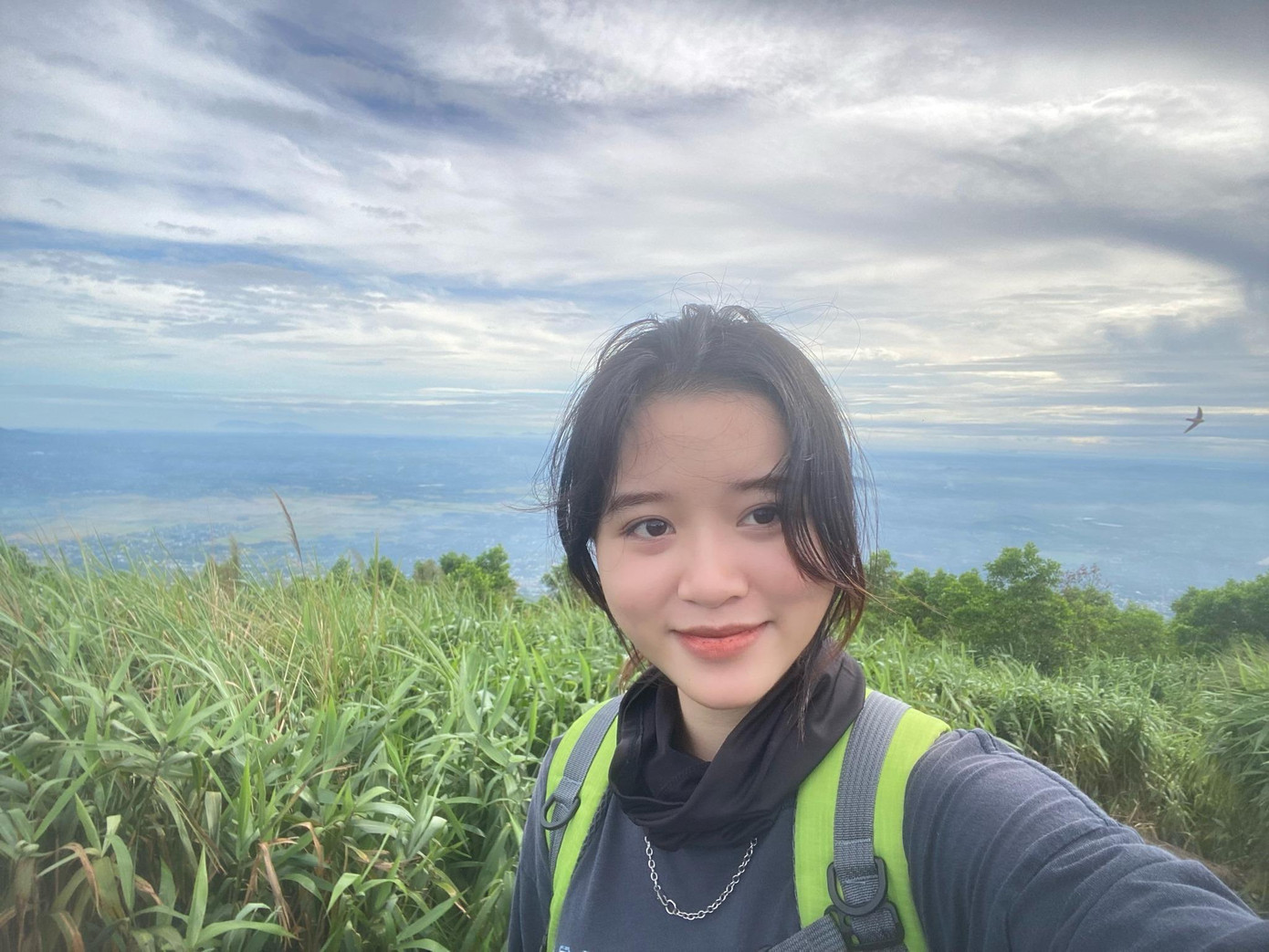 Trong mỗi chuyến đi Linh Chi luôn tuân thủ đúng các biện pháp phòng dịch.