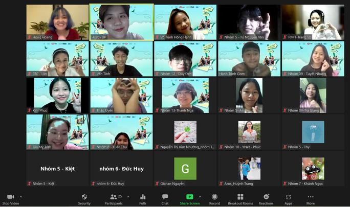 Buổi học trực tuyến về kỹ năng lãnh đạo của Trại Thủ lĩnh khí hậu Việt Nam. (Ảnh: BTC) Buổi học trực tuyến về kỹ năng lãnh đạo của Trại Thủ lĩnh khí hậu Việt Nam. (Ảnh: BTC)