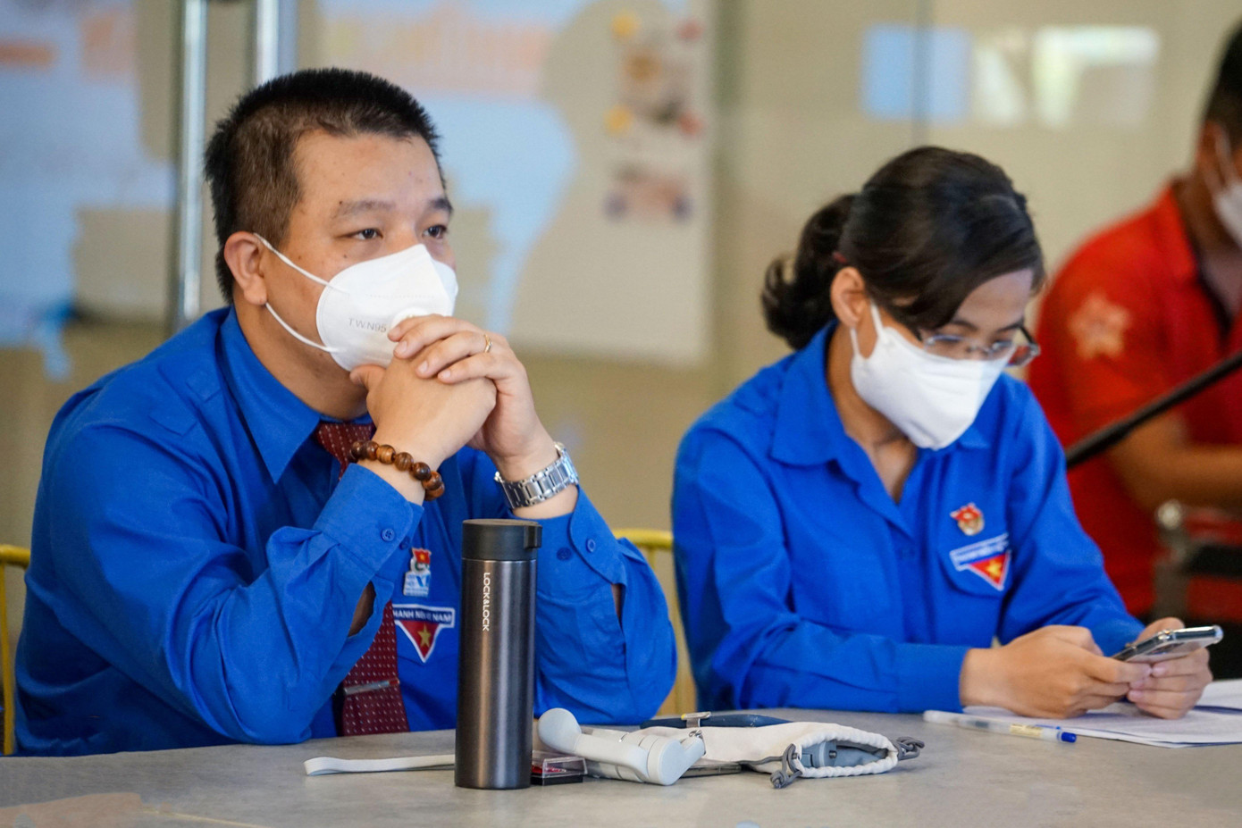 Chương trình có sự góp mặt của chị Đỗ Phan Như Nguyệt, Ủy viên Ban Thường vụ, Trưởng Ban Tổ chức – Kiểm tra Thành Đoàn; anh Nguyễn Trọng Nghĩa và anh Dương Trọng Phúc, Phó Hiệu trưởng trường Đoàn Lý Tự Trọng.