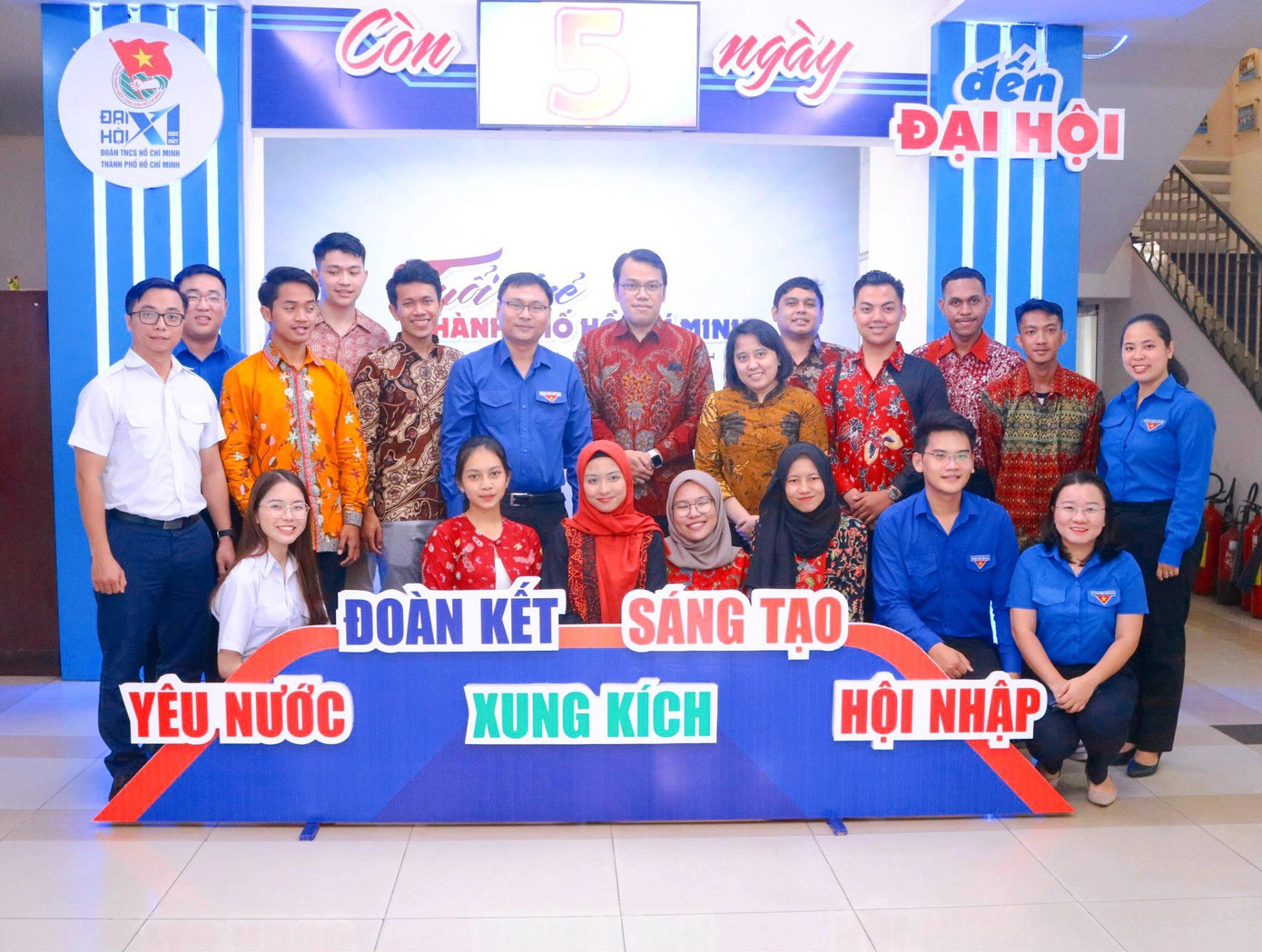 Thành Đoàn TPHCM giao lưu hữu nghị trong chương trình &quot;Thanh niên Việt Nam - Indonesia&quot; năm 2022.