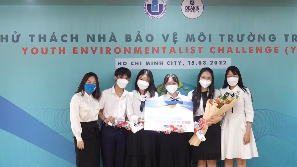 Nhóm Eco Fighters đã giành giải Nhất cuộc thi.
