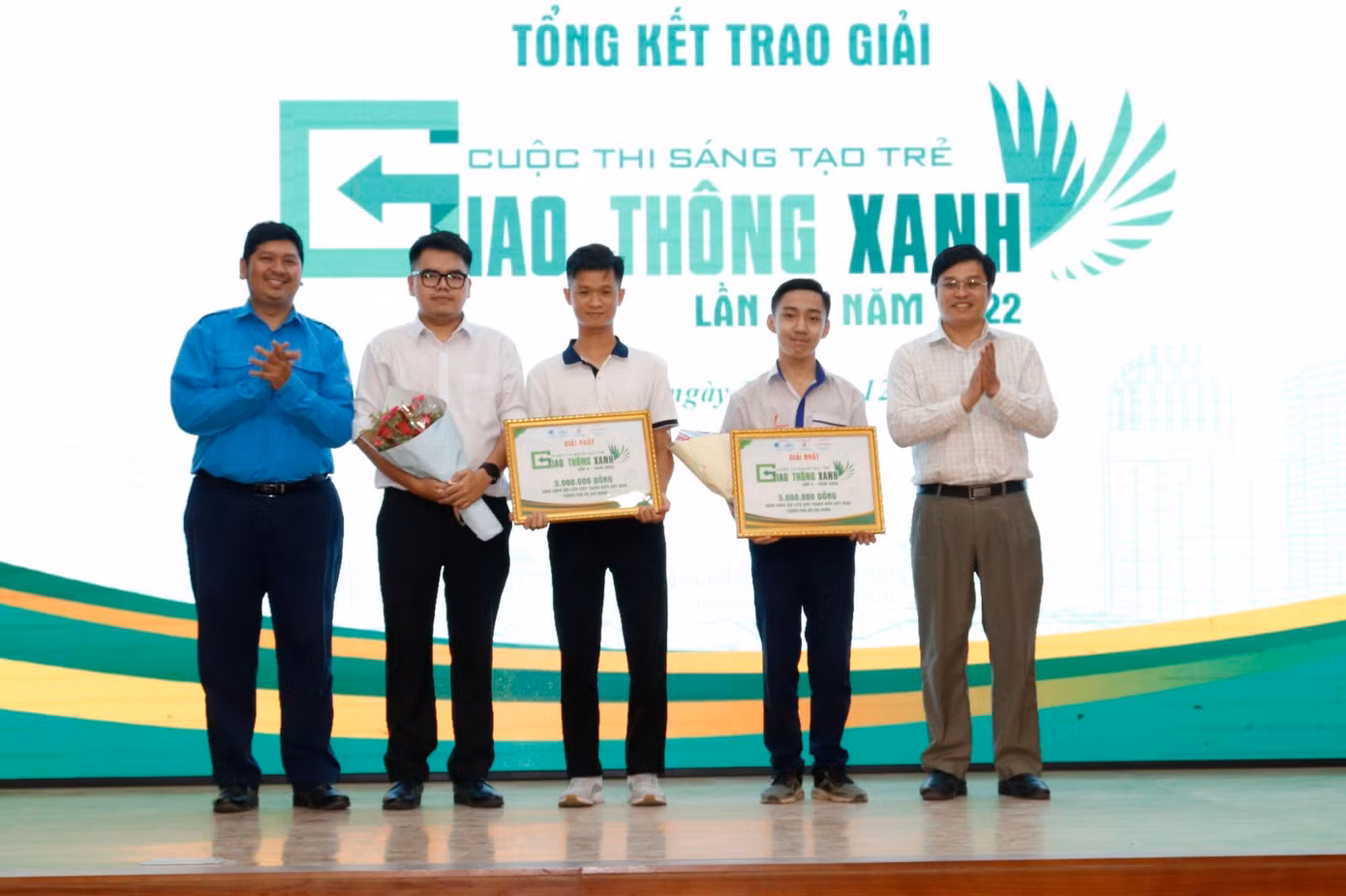 Sản phẩm của nhóm đoạt giải Nhất trong cuộc thi “Sáng tạo giao thông xanh” năm 2022.
