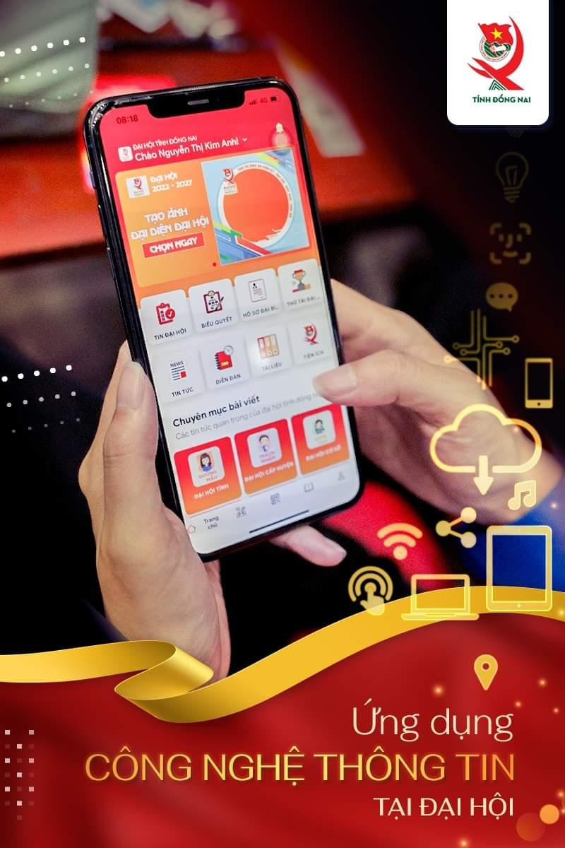 Bạn trẻ Đồng Nai gửi kỳ vọng vào đại hội thông qua ứng dụng công nghệ. Bạn trẻ Đồng Nai gửi kỳ vọng vào đại hội thông qua ứng dụng công nghệ.