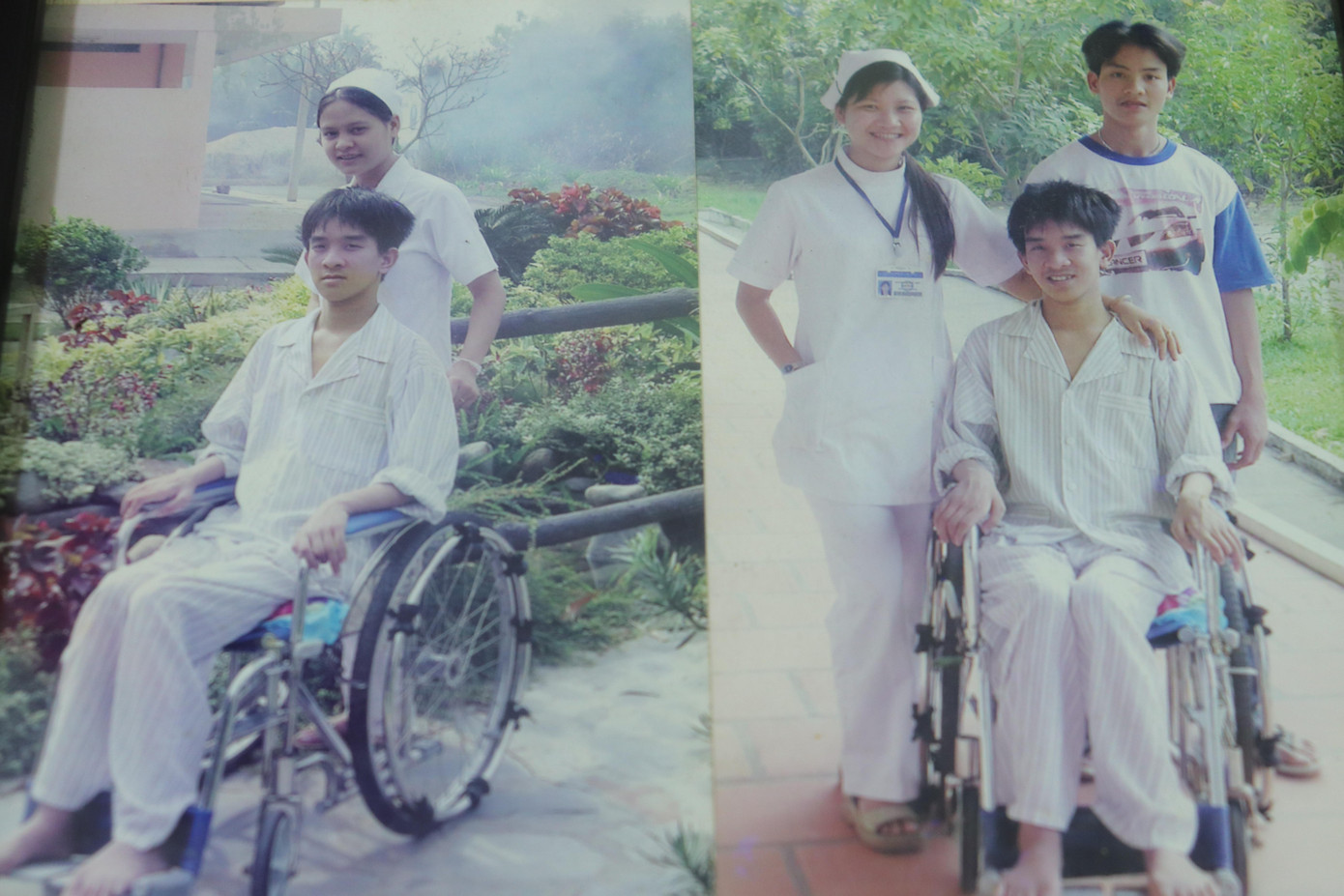 Tai nạn khiến anh gãy hai đốt sống cổ, chấn thương cột sống và mất khả năng đi lại. Ảnh: Lan Huỳnh