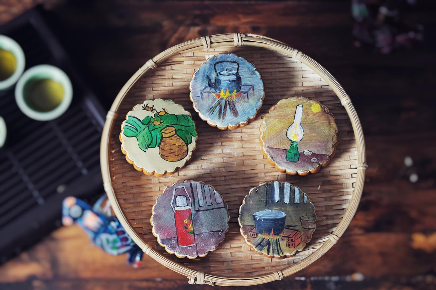 Hình ảnh những chiếc bánh xinh xắn được Thùy Dương chia sẻ trên mạng xã hội.