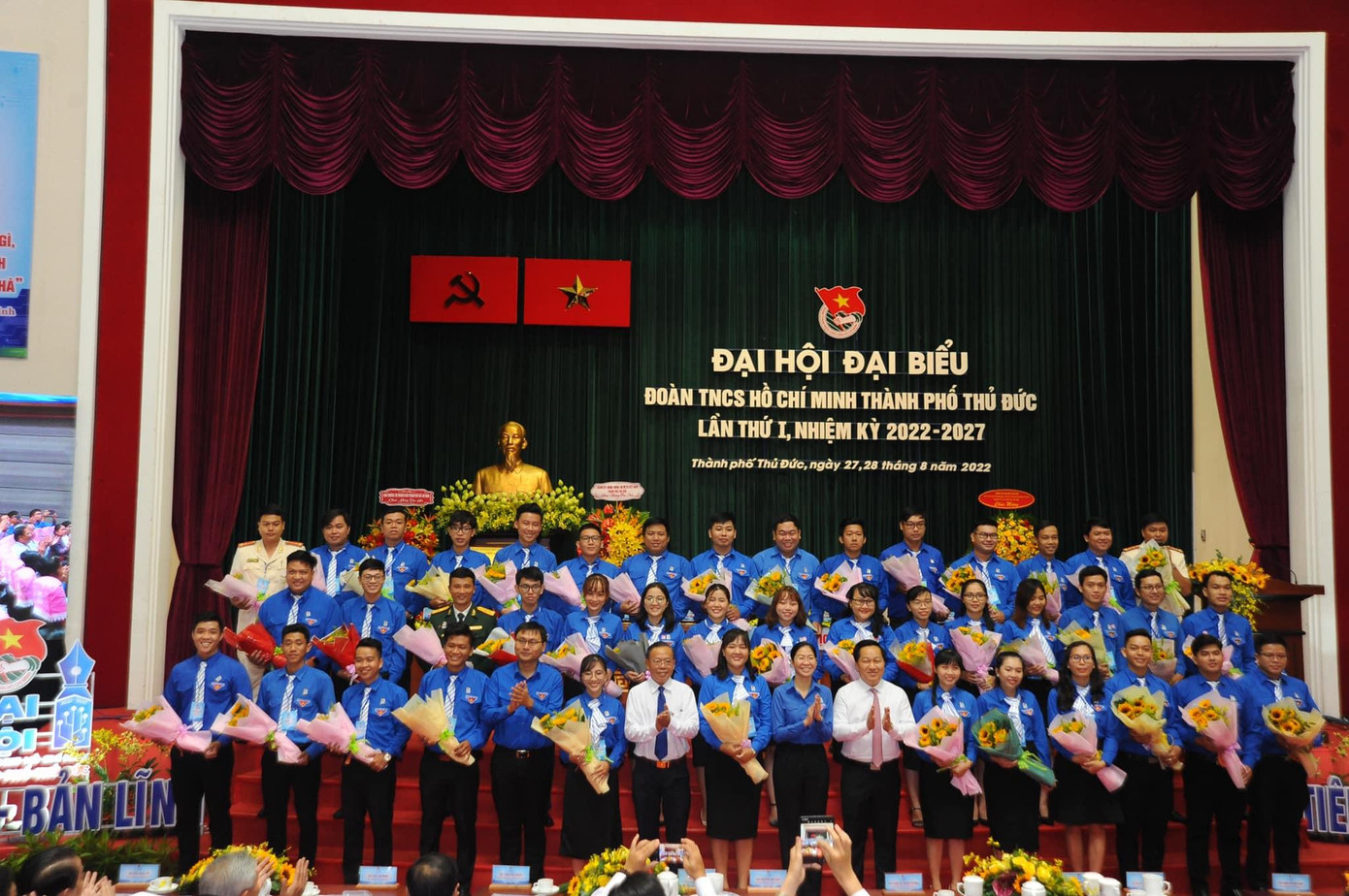 Ban Chấp hành Đoàn TNCS Hồ Chí Minh TP. Thủ Đức nhiệm kỳ 2022 - 2027 gồm 42 anh, chị.