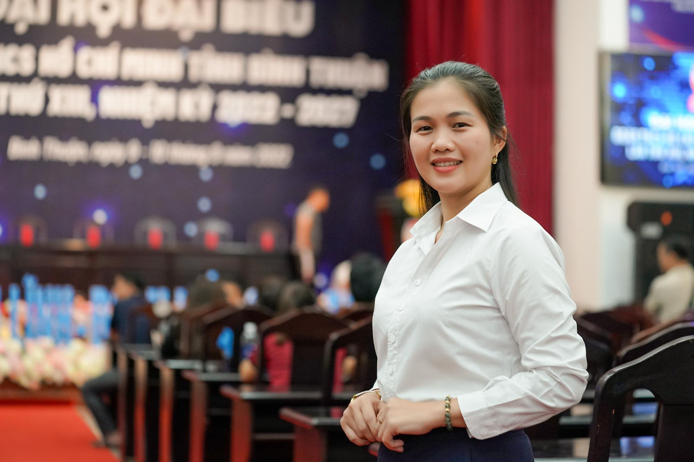 Đinh Thị Hạnh (Bí thư Huyện đoàn Đức Linh). Ảnh: Phạm Nguyễn