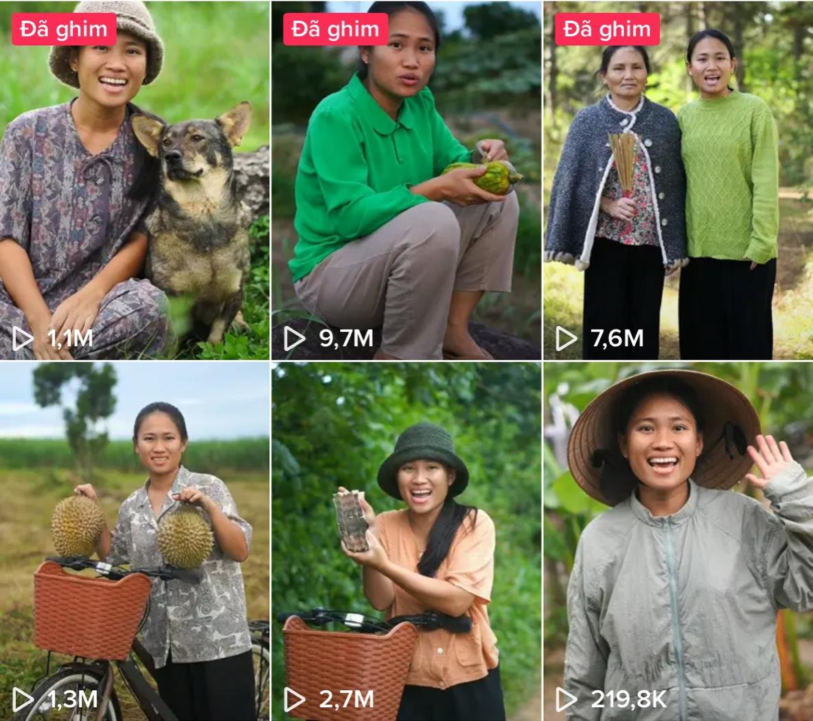 Nhiều clip TikTok đạt triệu view của An.